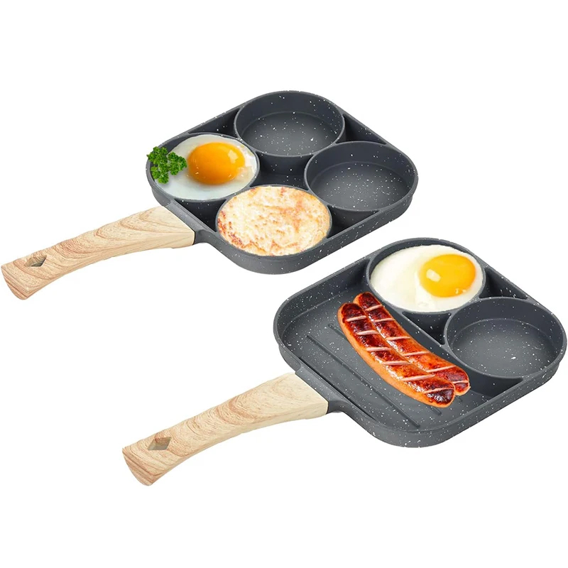 Electric Griddle Pancake - 팬케이크 계란 프라이팬 4구 오믈렛 수란