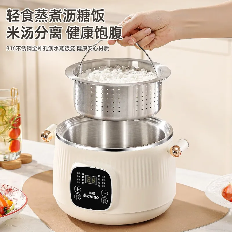 Hot Pot Electric - 316 스테인리스 스틸 전기 냄비, 3L