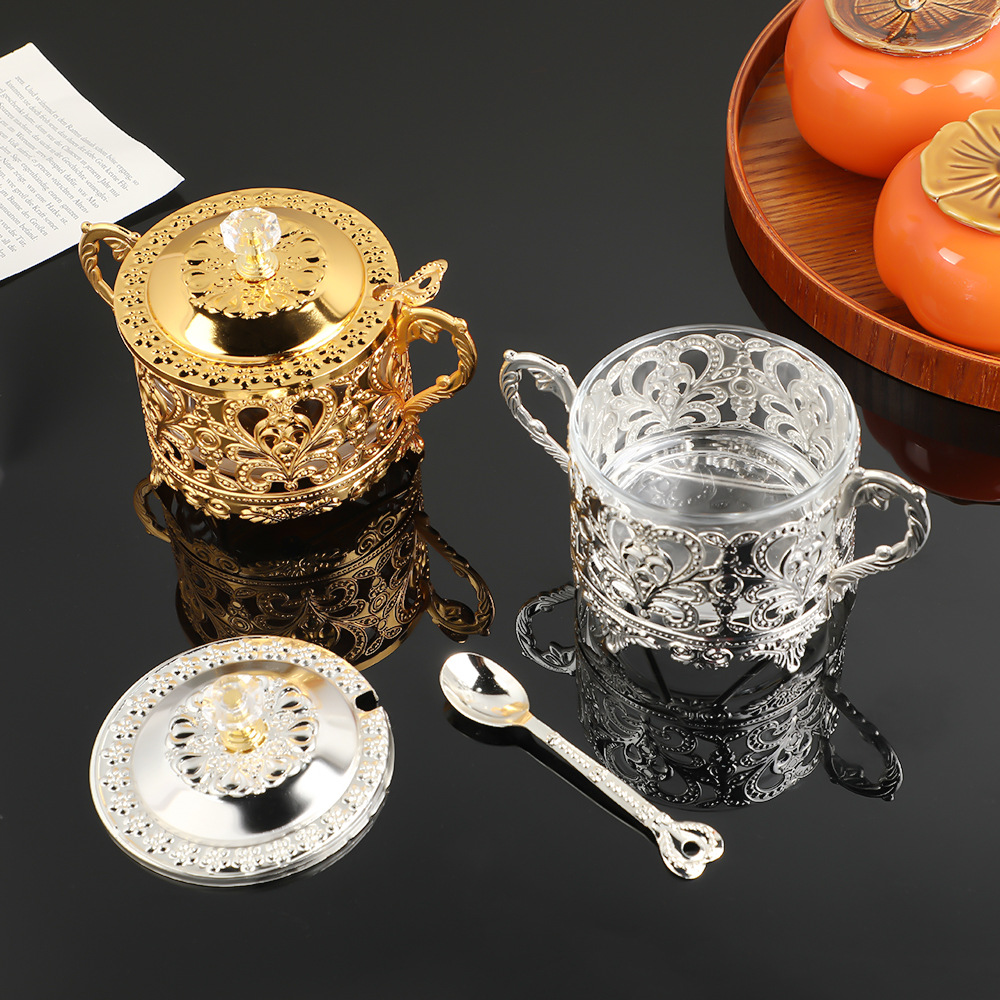 Kitchen Appliances Luxury - 라이트 럭셔리 메탈 설탕 & 향신료