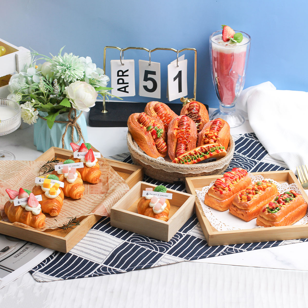 Kitchen Appliances Ideas - 3개 세트 과일 요리 빵 냉장고