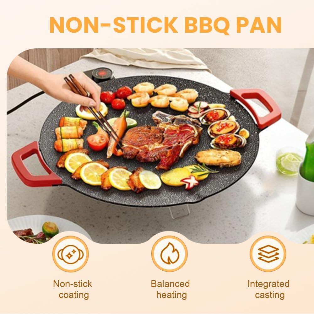 분리 가능한 논스틱 플레이트가 장착된 1000W의 연기 - Electric Griddle Pancake 리뷰 및 가격