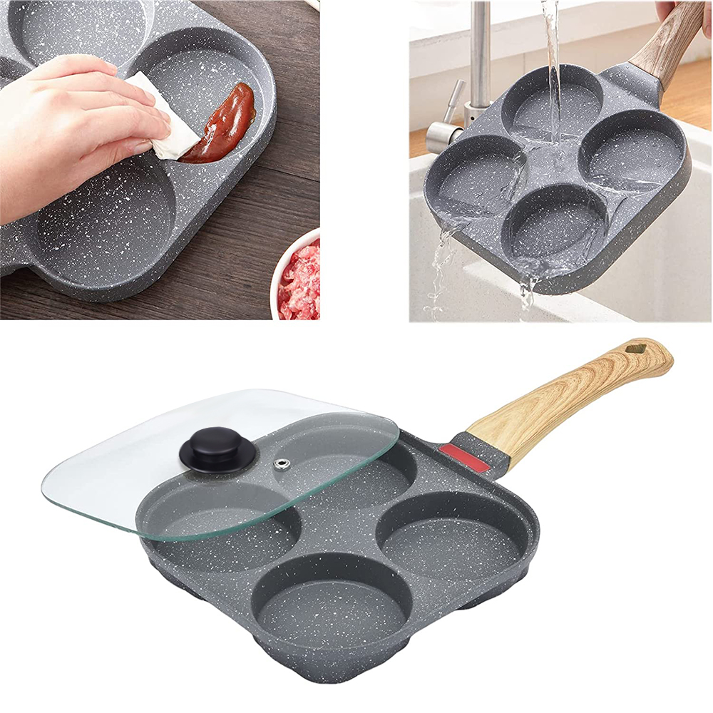 논스틱 4컵 계란 프라이팬(뚜껑 포함) 알루미늄 팬케이 - Electric Griddle Pancake 리뷰 및 가격