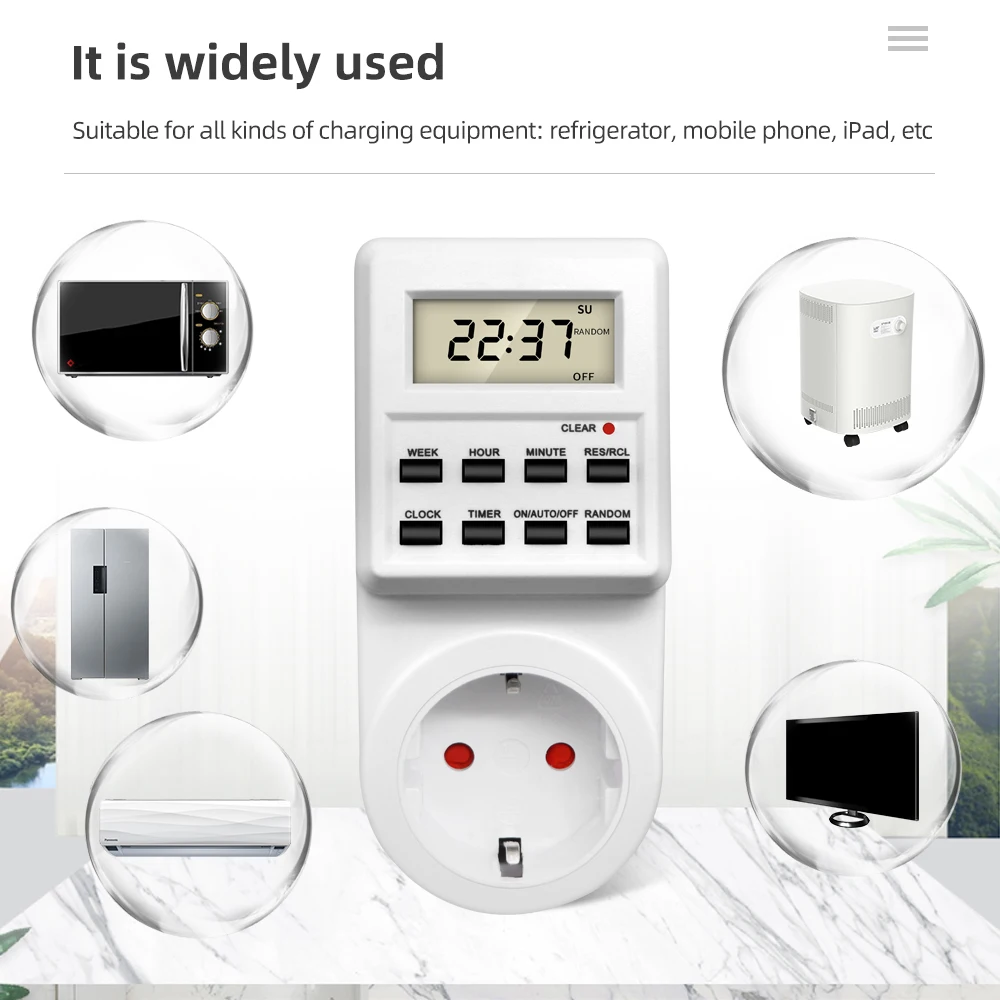 전자식 디지털 타이머 스위치 소켓 24시간 주기식 주방 - Kitchen Appliances Uk 리뷰 및 가격