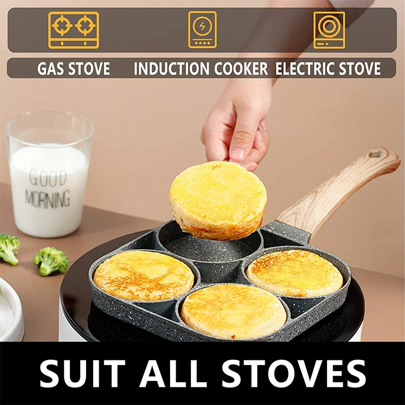 팬케이크 계란 프라이팬 4구 오믈렛 수란 프라이팬 아침 - Electric Griddle Pancake 리뷰 및 가격
