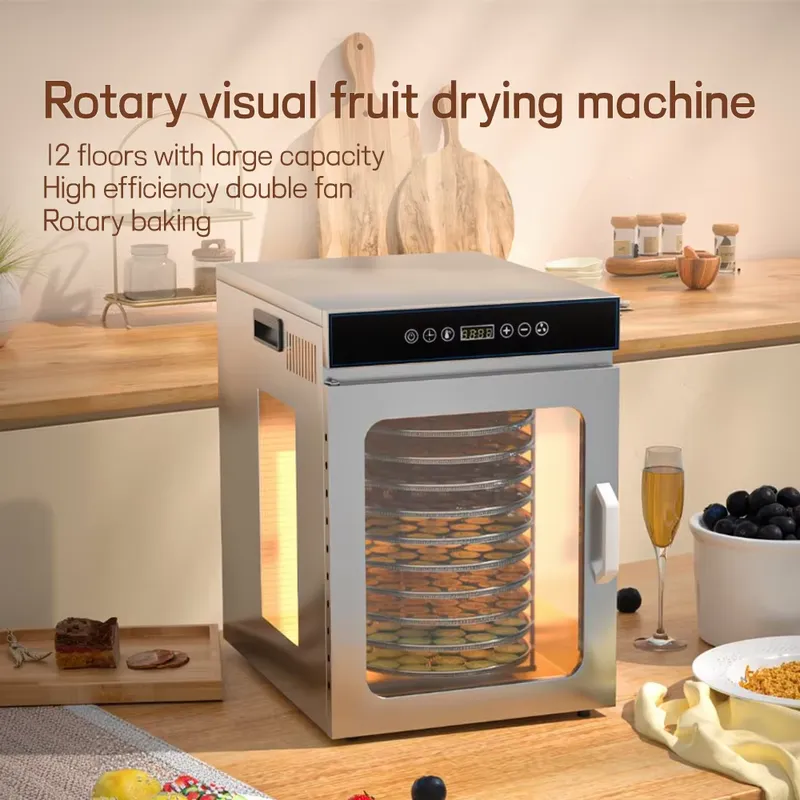 12단 회전식 전기 식품 건조기 (과일, 채소 가공용) - Dehydrator Tray Electric 리뷰 및 가격