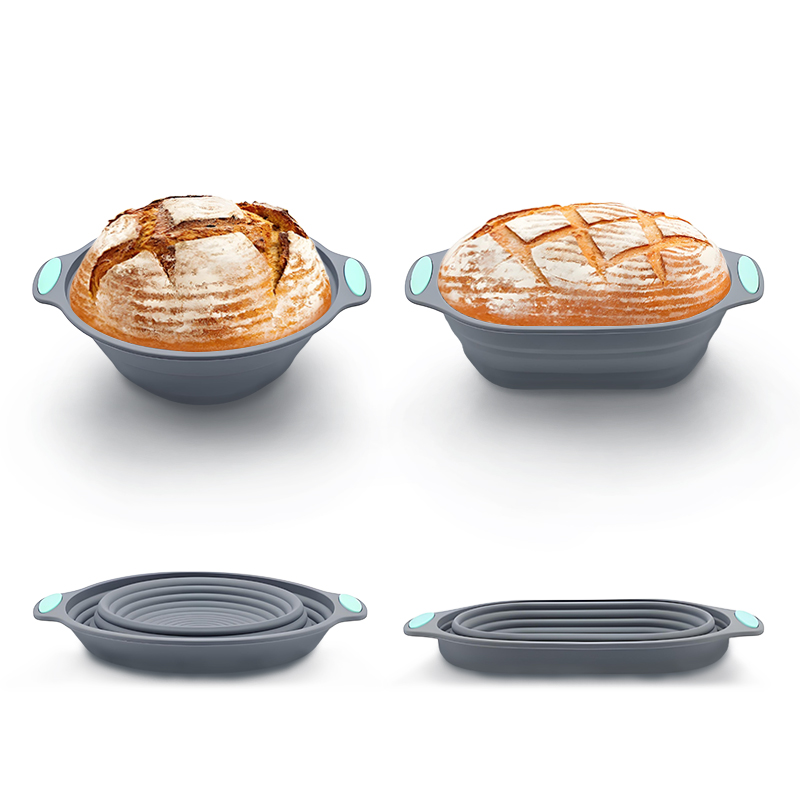 1PC 실리콘 접이식 반네통 빵 발효 바구니 - 사워도 - Kitchen Appliances Brand 리뷰 및 가격