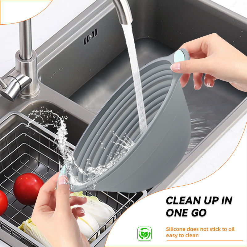 1PC 실리콘 접이식 반네통 빵 발효 바구니 - 사워도 - Kitchen Appliances Brand 리뷰 및 가격