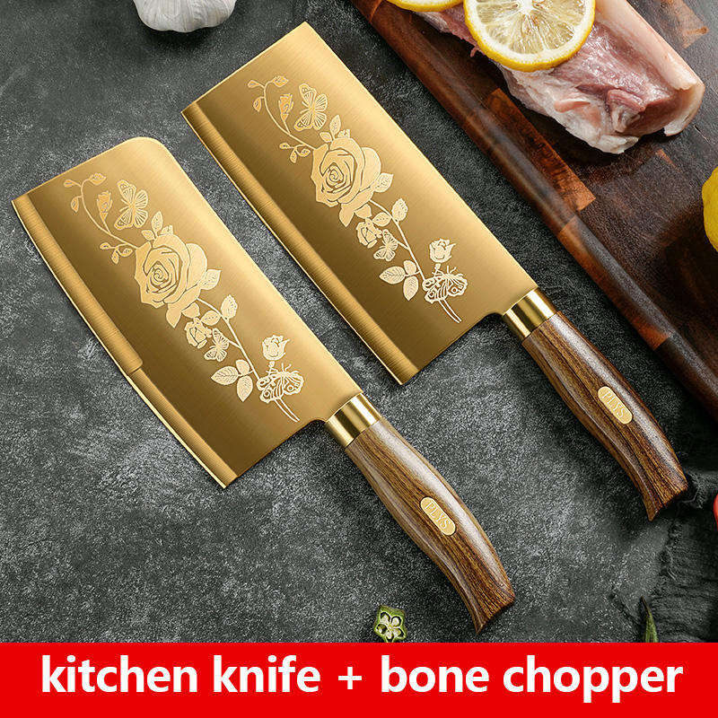 골든 로즈 패턴 4종 주방 칼 세트 고급 스테인리스 스 - Kitchen Appliances Luxury 리뷰 및 가격