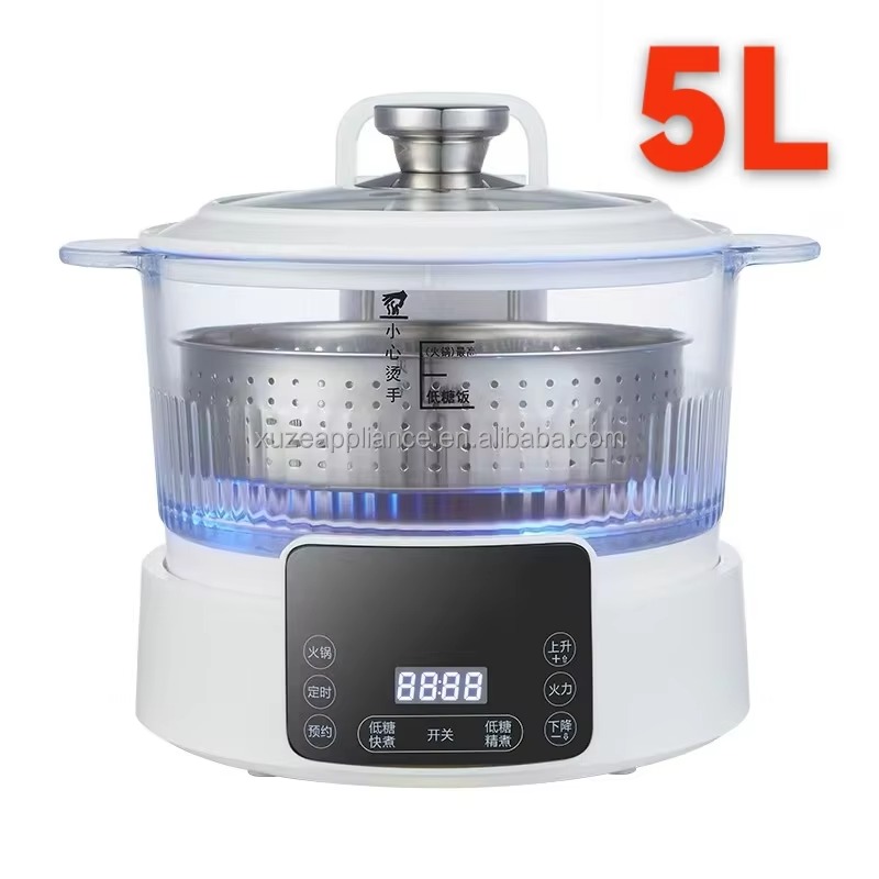 저당분 다크 그린 5L 전기밥솥 전기냄비 리프트형 전기 - Hot Pot Electric 리뷰 및 가격