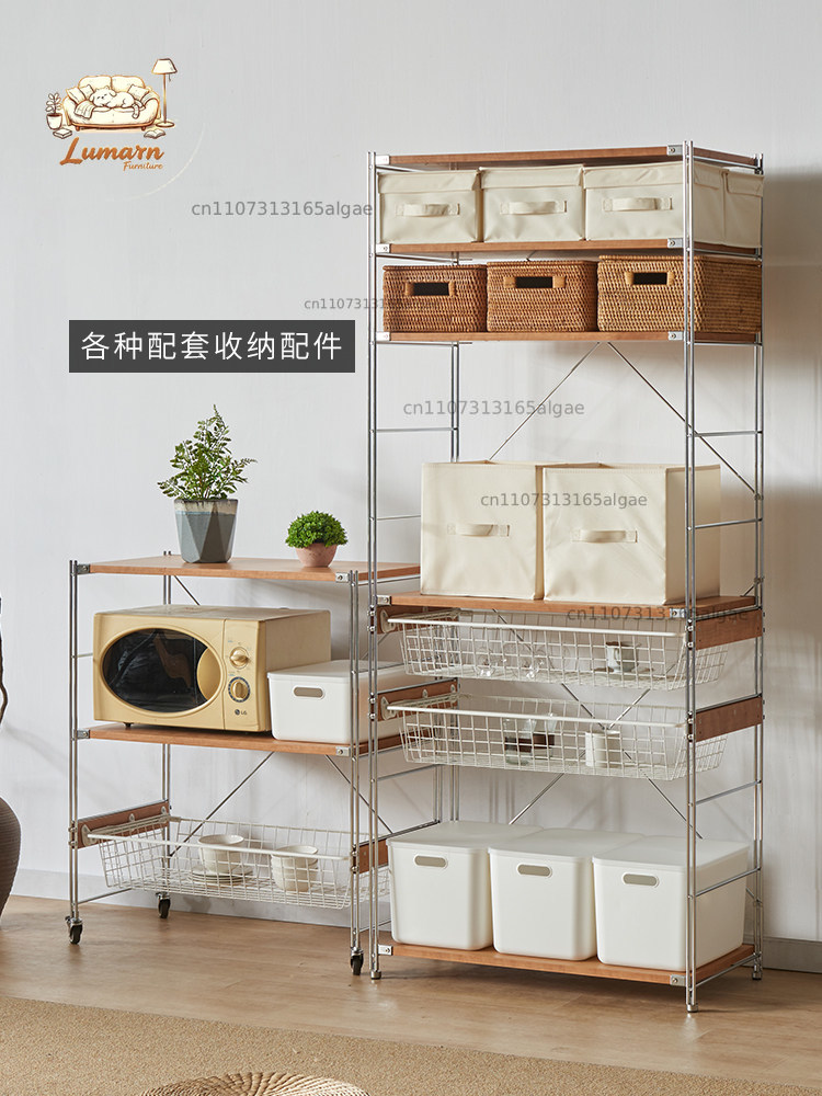 일본식 원목 주방기기 랙 천장까지 닿는 다층 스테인리스 - Kitchen Appliances In Japanese 리뷰 및 가격