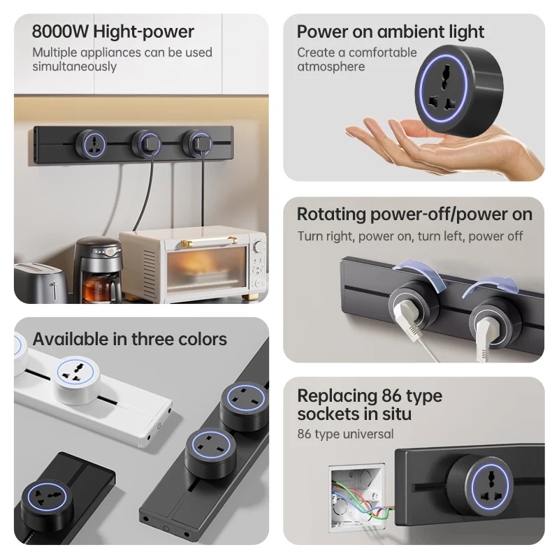 벽면 전원 레일 소켓 고급형 가정용 주방 사무실용 80 - Kitchen Appliances Uk 리뷰 및 가격