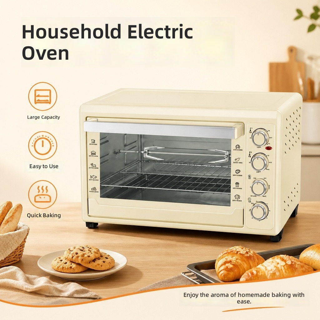 전기오븐 60L, 4단 베이킹 머신, 대용량, 상하 가 - Kitchen Appliances Ideas 리뷰 및 가격